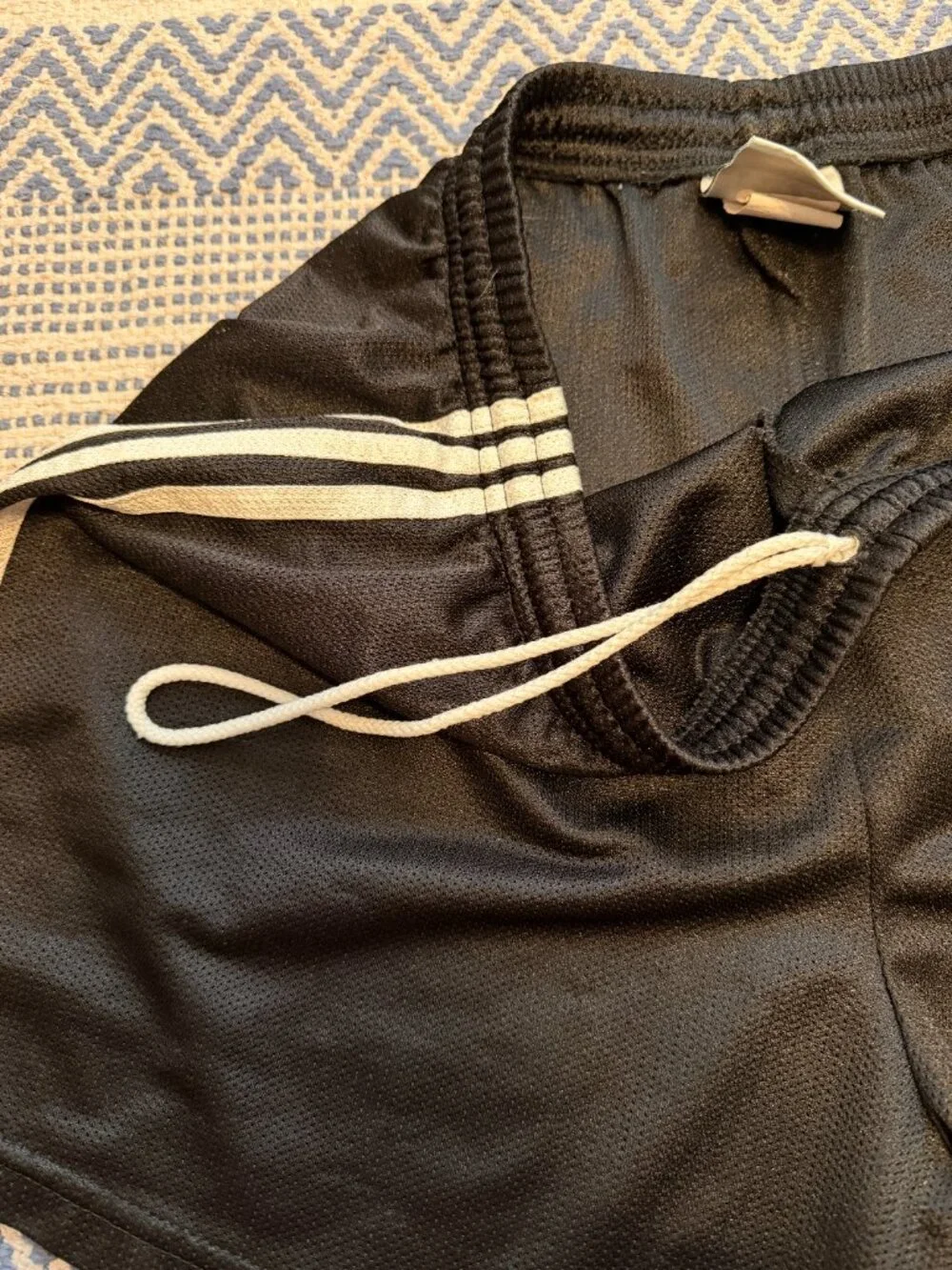 Adidas Three-Stripes Black Shorts | Men’s Large